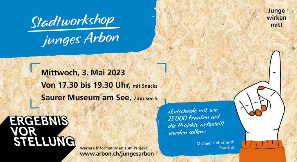 Banner Ergebnisvorstellung junges Arbon